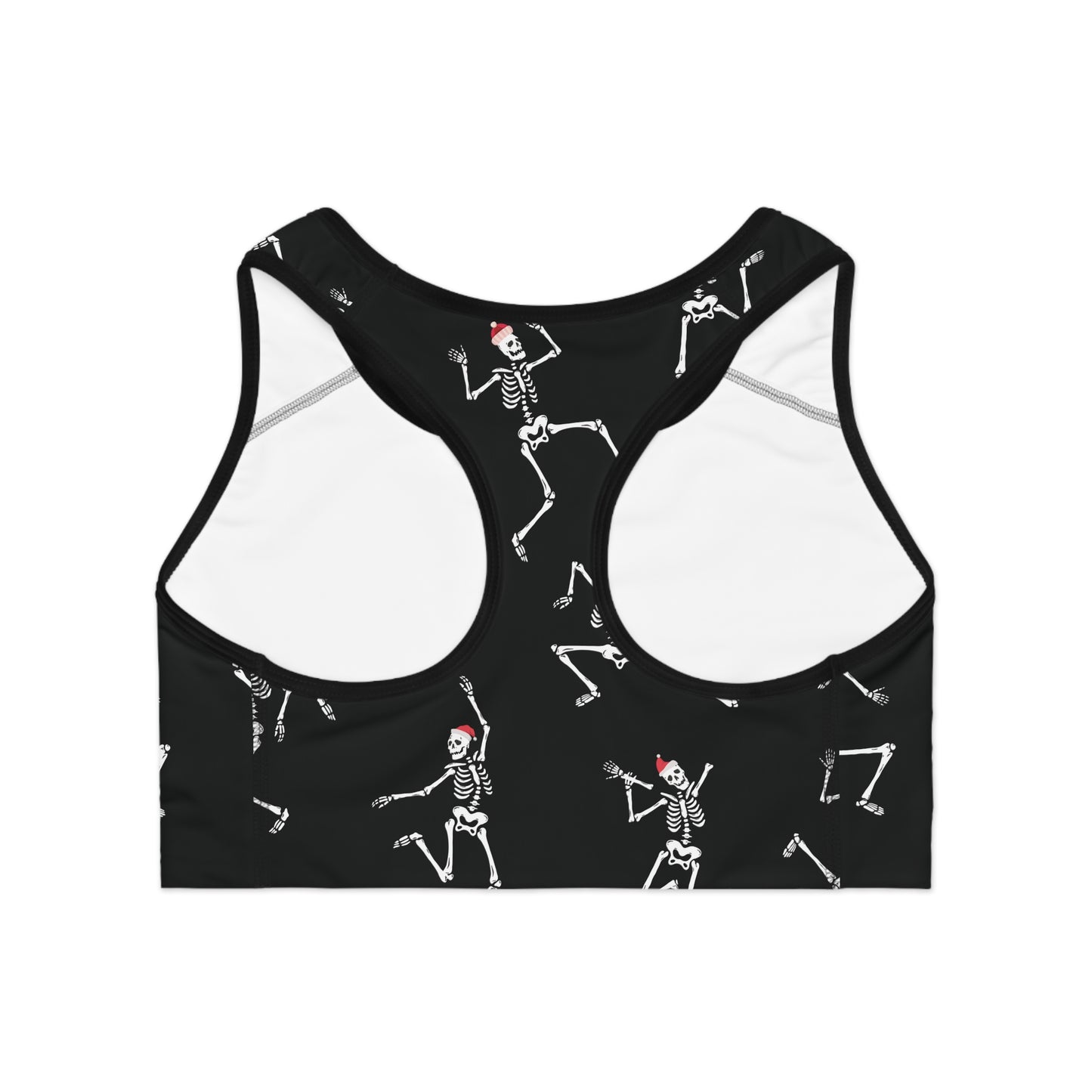 Party Skeletons Sports Bra