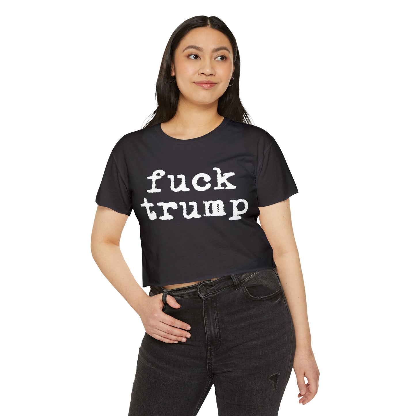 F Trump Cropped Tee