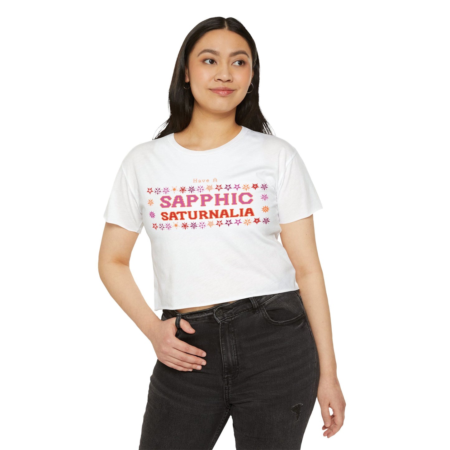 Sapphic Saturnalia Cropped Tee