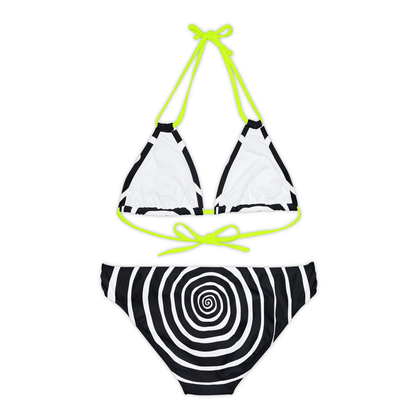 Bikini - Black & White Spiral