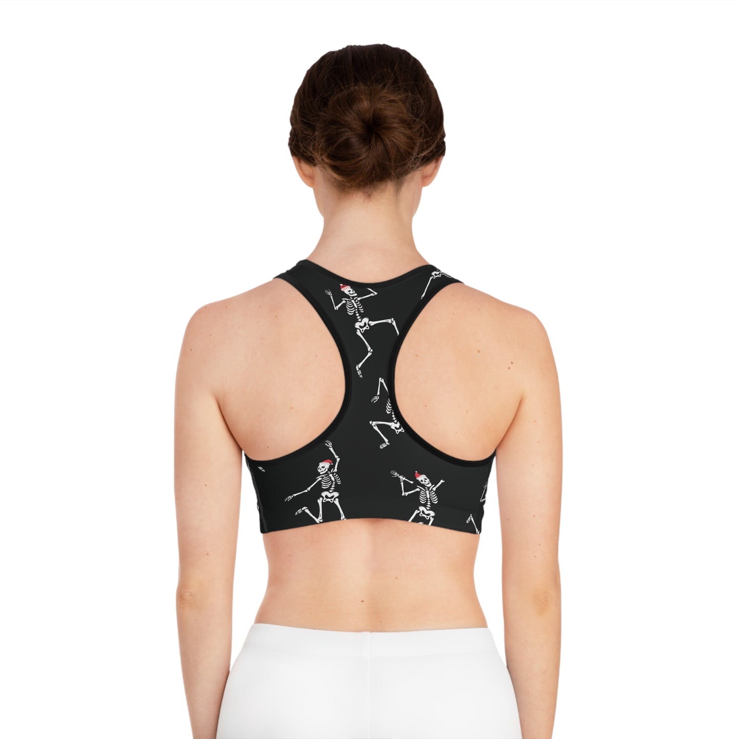 Party Skeletons Sports Bra