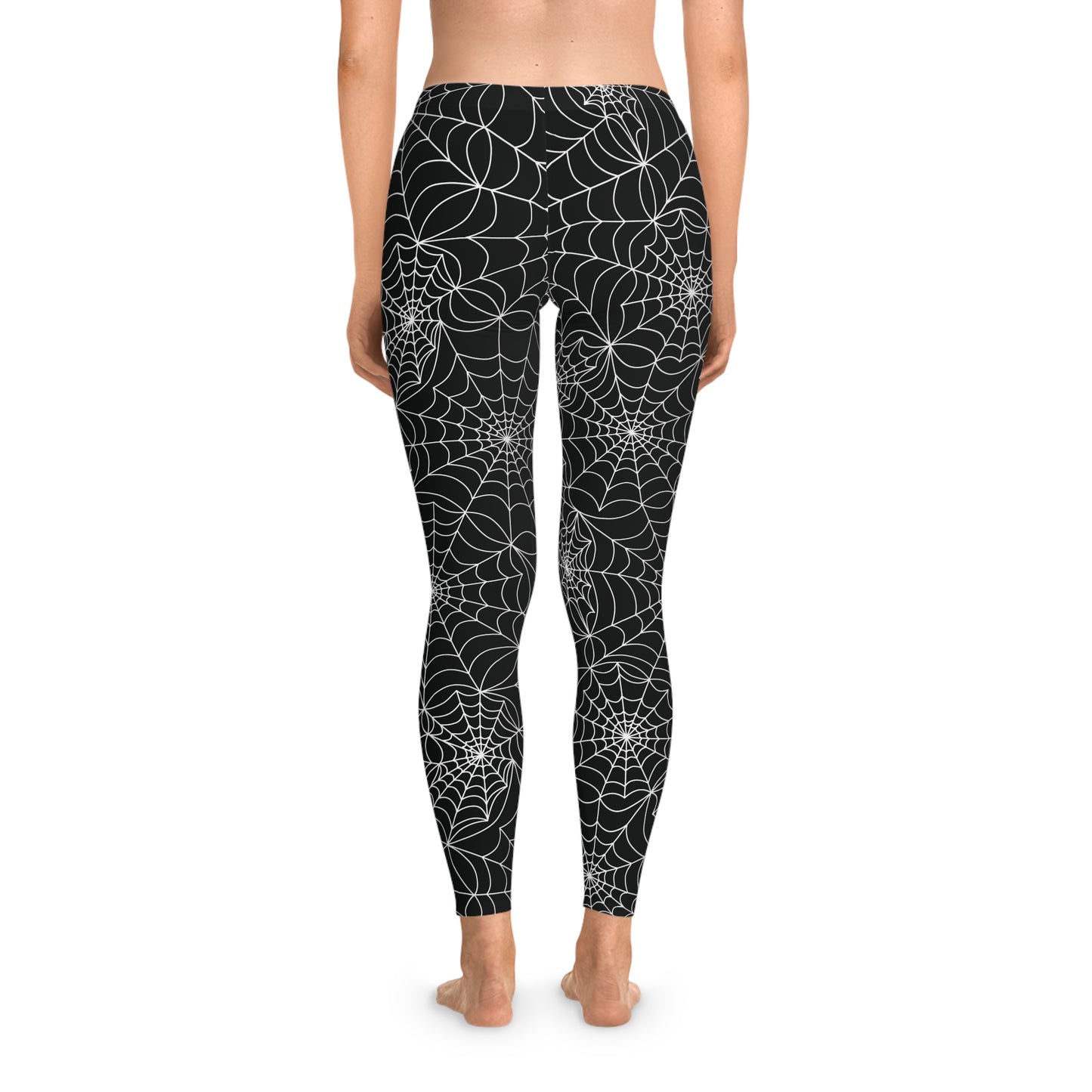 Ahhh! Spiderwebs! Leggings - Black