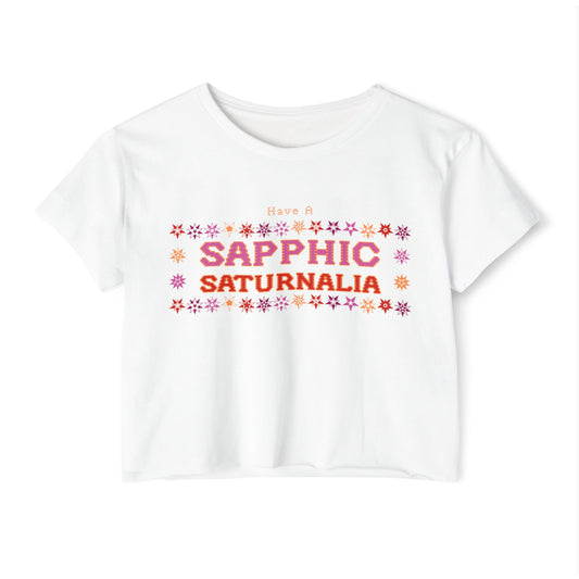 Sapphic Saturnalia Cropped Tee