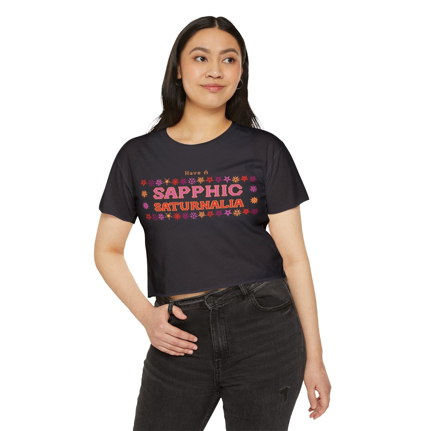 Sapphic Saturnalia Cropped Tee