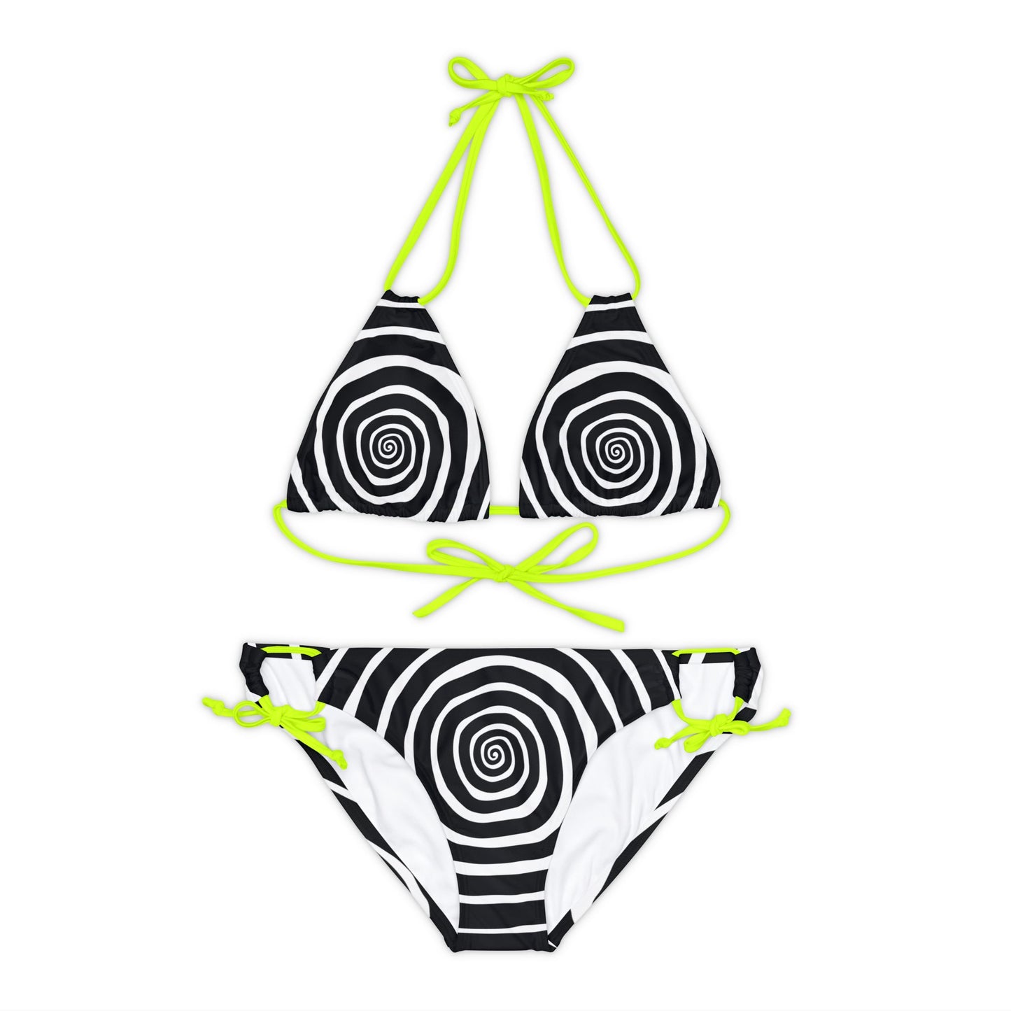 Bikini - Black & White Spiral