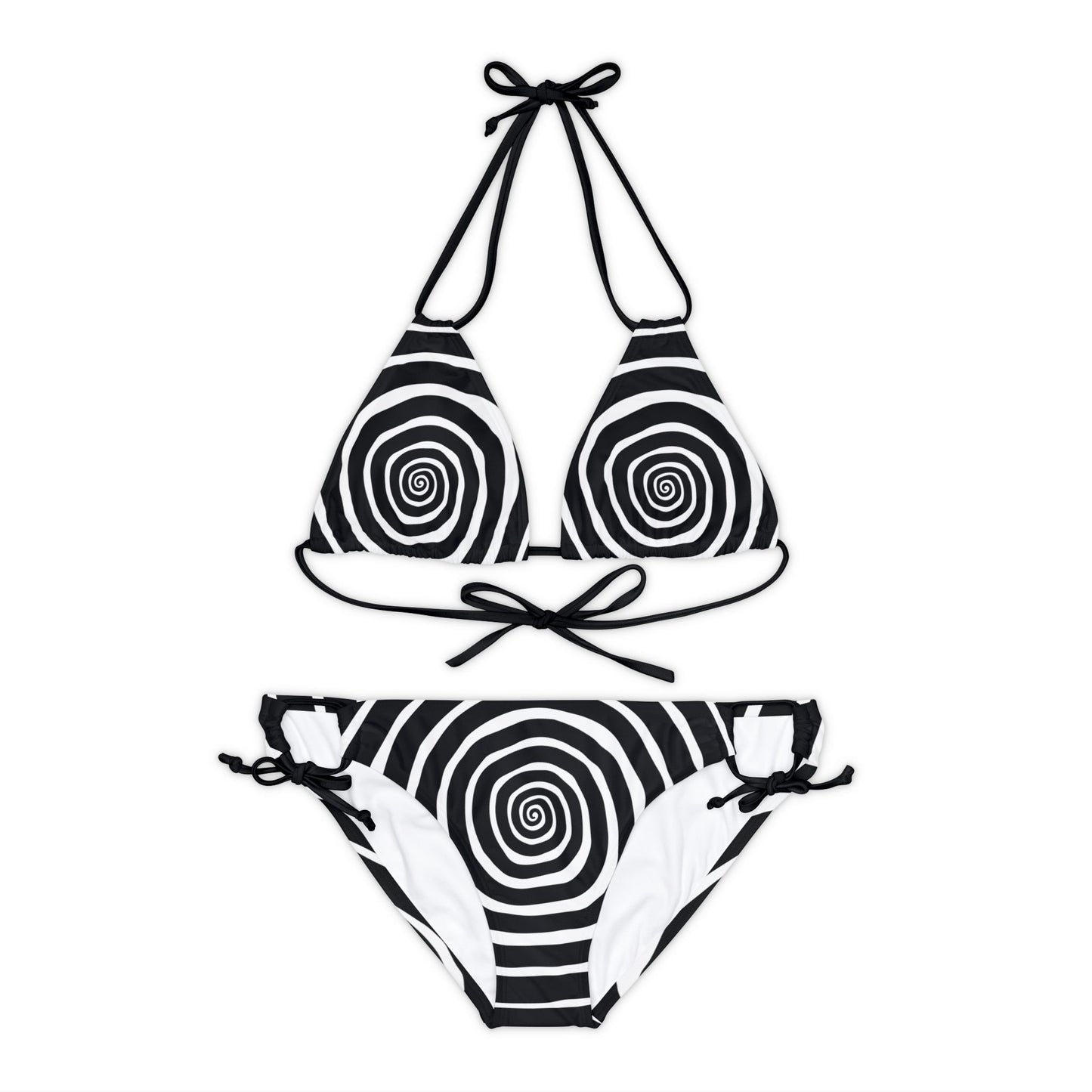 Bikini - Black & White Spiral