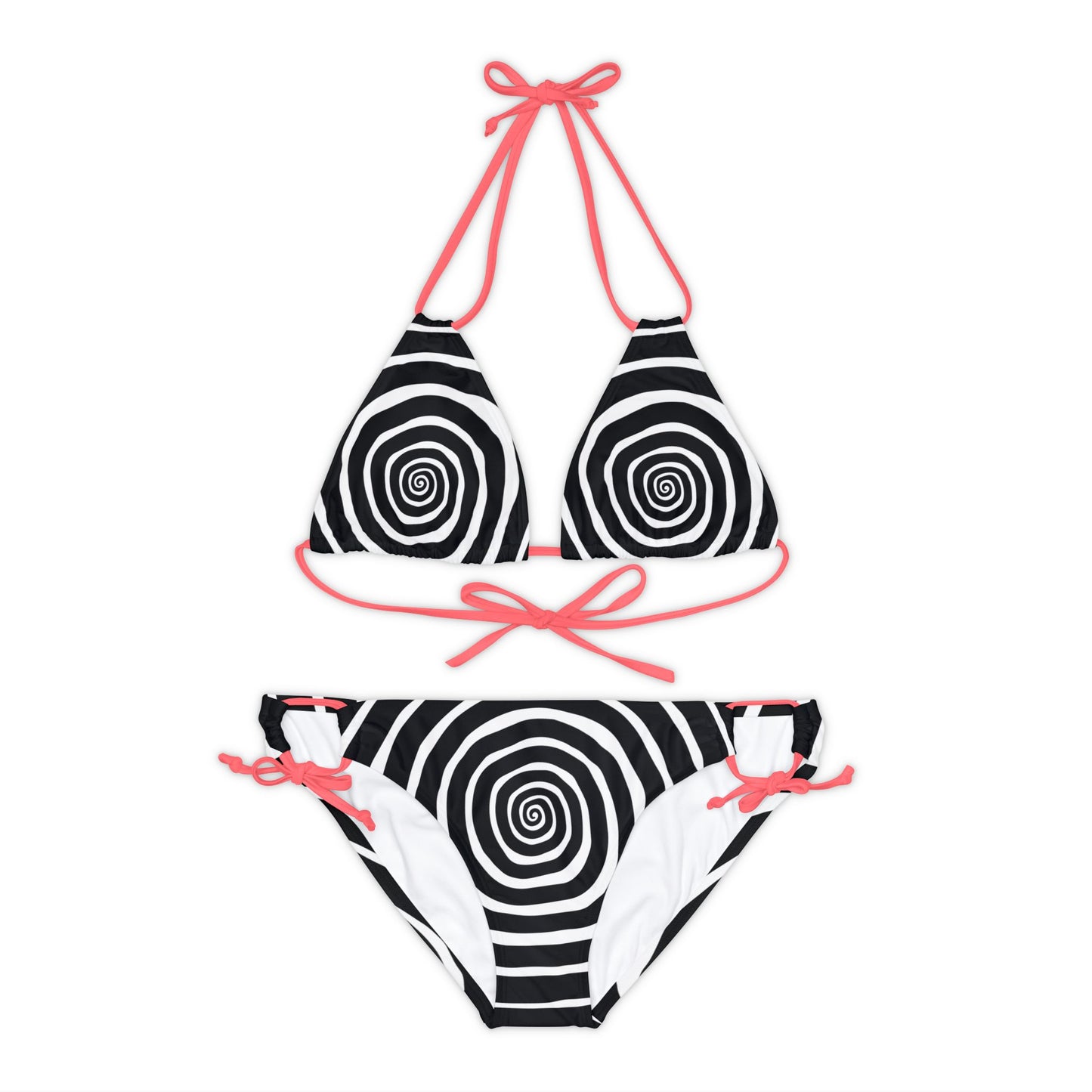 Bikini - Black & White Spiral