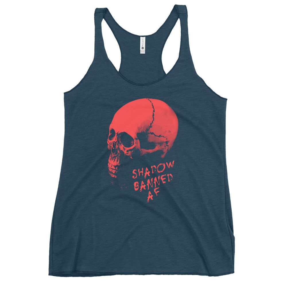 Shadowbanned AF Racerback Tank