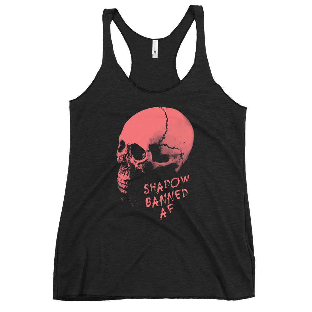 Shadowbanned AF Racerback Tank