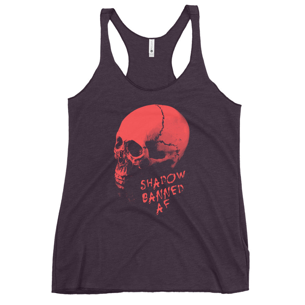 Shadowbanned AF Racerback Tank